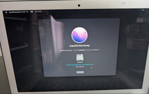 MacOS Montereyインストール画面